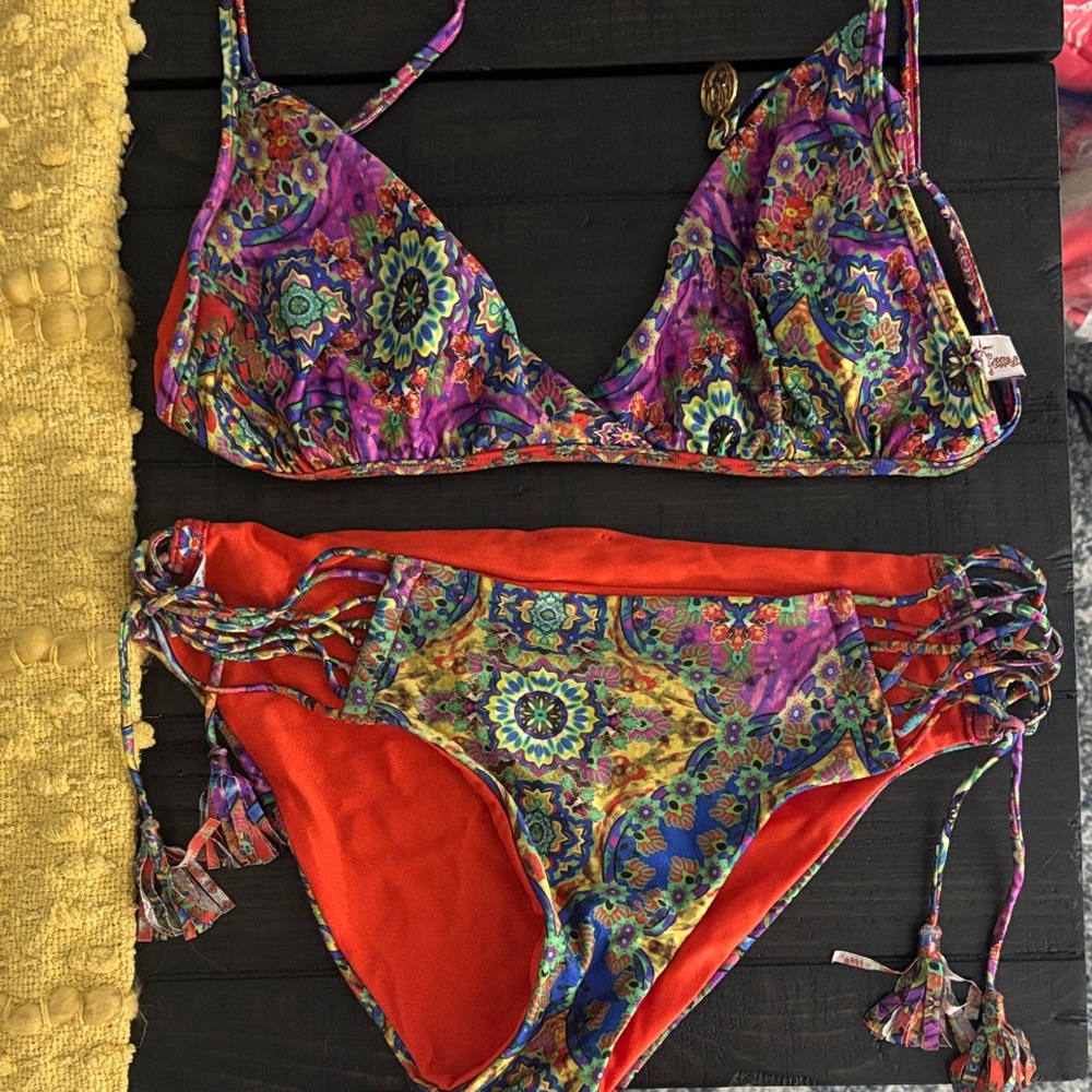 Colorful Floral Bikini Set